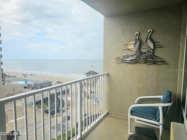 3501 S Atlantic Ave Unit 5020, Daytona Beach, FL 32118 - balcony with a water view