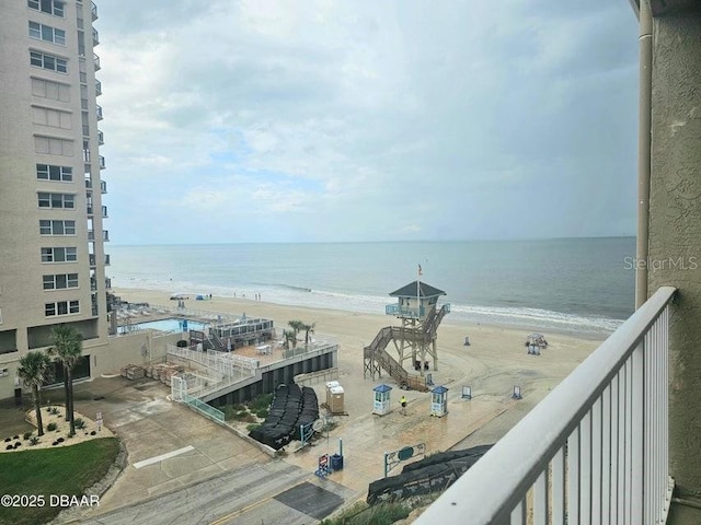 3501 S Atlantic Ave Unit 5020, Daytona Beach, FL 32118 - water view featuring local beach