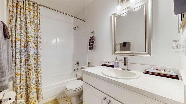3012 Parkway Blvd Unit 203, Kissimmee, FL 34747 - full bath with vanity, shower / tub combo, and tile patterned floors