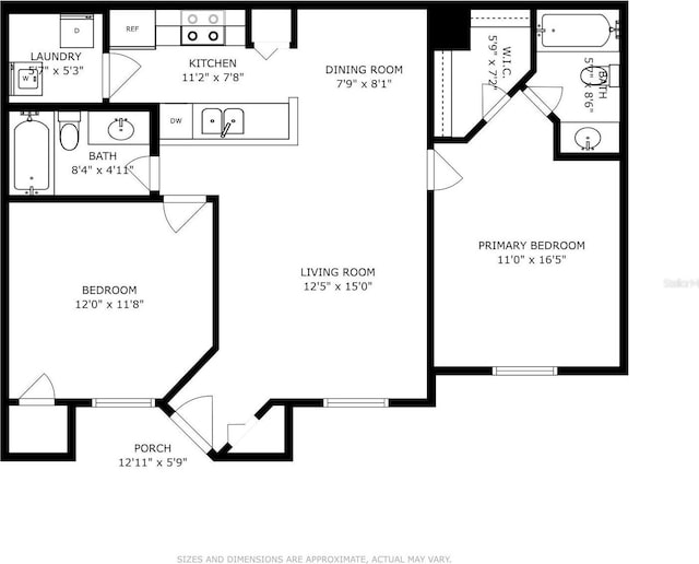 3012 Parkway Blvd Unit 203, Kissimmee, FL 34747 - view of floor plan / room layout