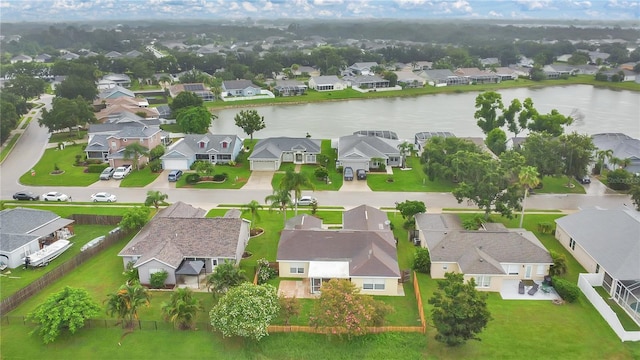 11813 Colyar Ln, Parrish, FL 34219 - aerial perspective of suburban area featuring a large body of water