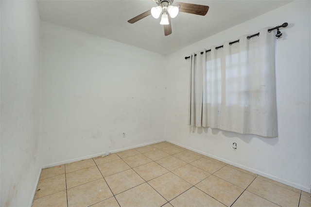 1831 Wilton Ave, Orlando, FL 32805 - unfurnished room with a ceiling fan and light tile patterned flooring