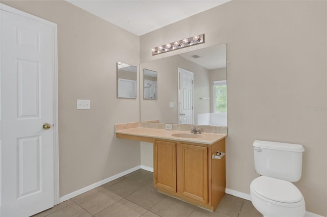 316 Crichton St, Ruskin, FL 33570 - bathroom with tile patterned floors and vanity