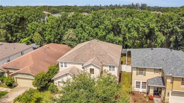 316 Crichton St, Ruskin, FL 33570 - view of subject property featuring a heavily wooded area