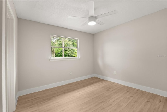 213 Flagler Ave, Edgewater, FL 32132 - empty room featuring light wood-type flooring and ceiling fan