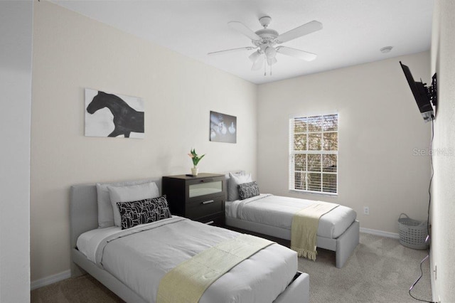 2426 Caravelle Cir, Kissimmee, FL 34746 - bedroom featuring carpet flooring and a ceiling fan