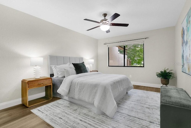 2318 Inagua Way, Winter Park, FL 32792 - bedroom with wood finished floors and ceiling fan
