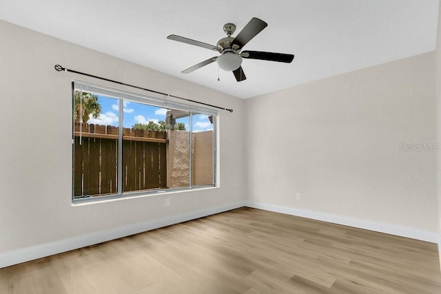 2318 Inagua Way, Winter Park, FL 32792 - empty room with wood finished floors and ceiling fan