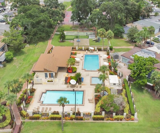 2318 Inagua Way, Winter Park, FL 32792 - aerial view of a pool area