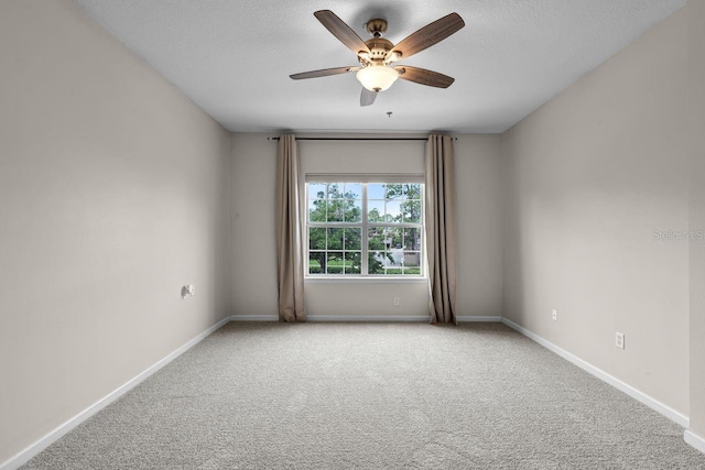 4881 Cypress Woods Dr Unit 3203, Orlando, FL 32811 - carpeted empty room with a ceiling fan and a textured ceiling