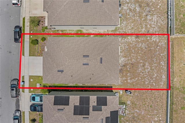 1296 Berry Ln, Davenport, FL 33837 - aerial view of property and surrounding area with property parcel outlined