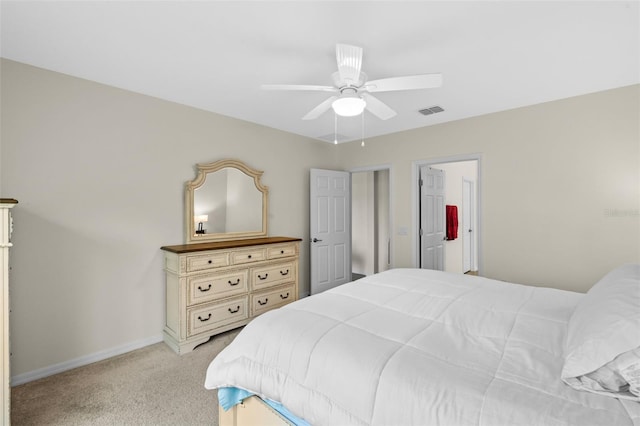 1330 Bucktail Ct, Kissimmee, FL 34746 - bedroom featuring light colored carpet and a ceiling fan