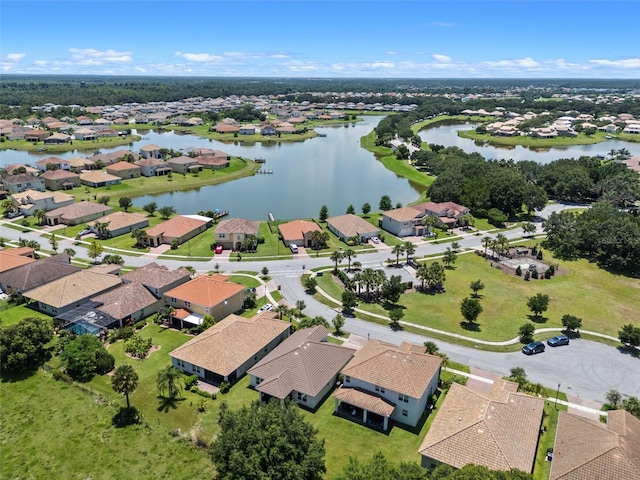 1330 Bucktail Ct, Kissimmee, FL 34746 - aerial view of residential area featuring a nearby body of water