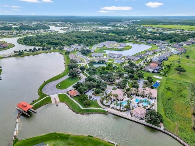 1330 Bucktail Ct, Kissimmee, FL 34746 - aerial view of property's location with a large body of water and nearby suburban area