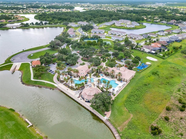 1330 Bucktail Ct, Kissimmee, FL 34746 - aerial view of property's location featuring a nearby body of water and nearby suburban area