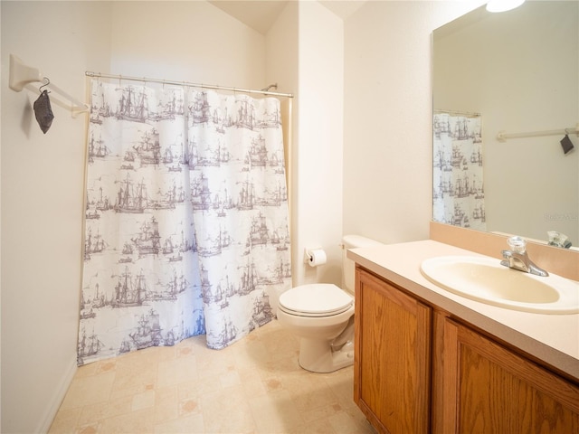6420 Addax Ave, Cocoa, FL 32927 - full bathroom with vanity and curtained shower
