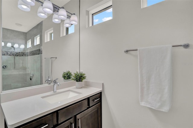 470 Briarbrook Way, Deland, FL 32724 - bathroom with vanity and a shower stall