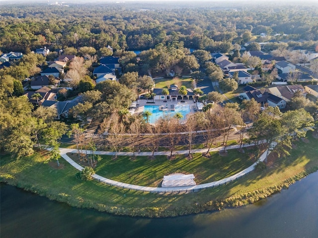 470 Briarbrook Way, Deland, FL 32724 - aerial overview of property's location with a large body of water and nearby suburban area