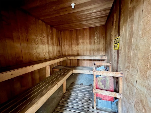 5566 Metrowest Blvd Unit 2-105, Orlando, FL 32811 - relaxing sauna / steam room featuring wood walls and wood ceiling