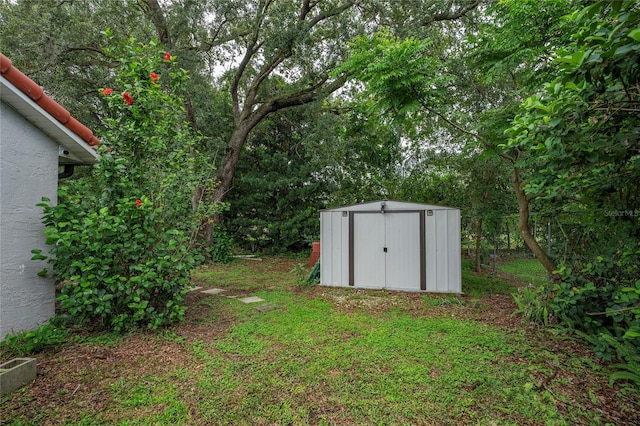 2666 Capp Cir, Kissimmee, FL 34744 - view of yard with a storage shed