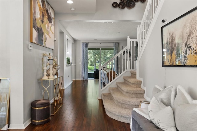 2700 Tree Meadow Loop, Apopka, FL 32712 - entryway featuring stairs and wood finished floors