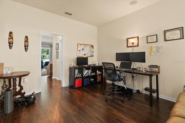 2700 Tree Meadow Loop, Apopka, FL 32712 - office area with wood finished floors and baseboards