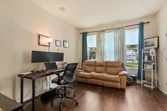 2700 Tree Meadow Loop, Apopka, FL 32712 - office featuring dark wood-type flooring and baseboards
