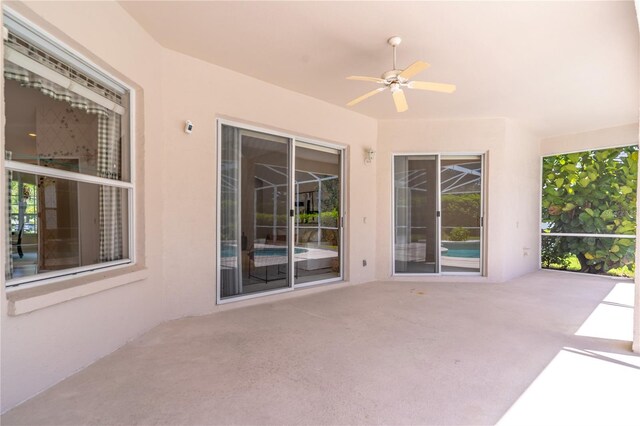 2340 Blackjack Oak St, Ocoee, FL 34761 - view of patio / terrace featuring a ceiling fan
