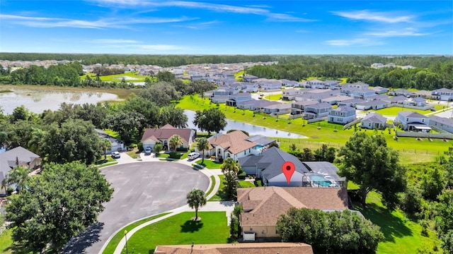 3422 Swallow Hill St, Clermont, FL 34714 - aerial perspective of suburban area featuring a large body of water