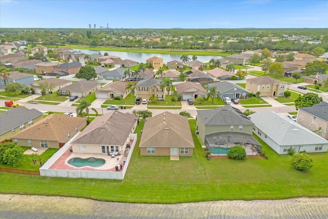 15175 Sugargrove Way, Orlando, FL 32828 - aerial perspective of suburban area with a large body of water and a pool area