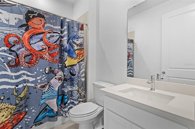 2936 Wild Mulberry Dr, Clermont, FL 34711 - full bathroom featuring vanity and a shower with curtain