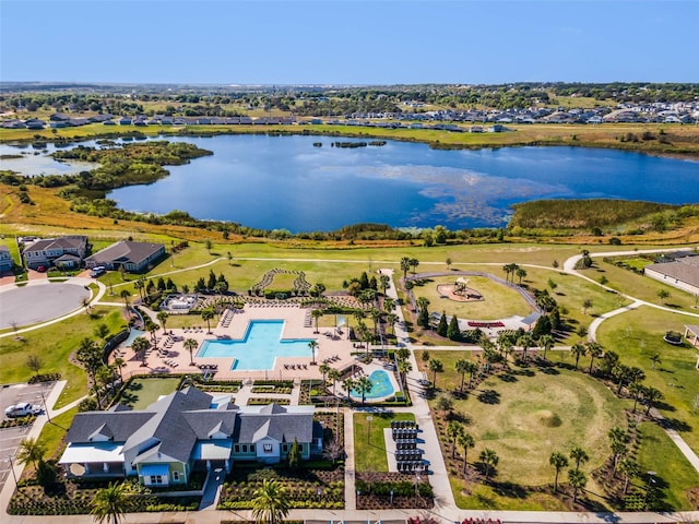 2936 Wild Mulberry Dr, Clermont, FL 34711 - aerial view of a nearby body of water and a pool