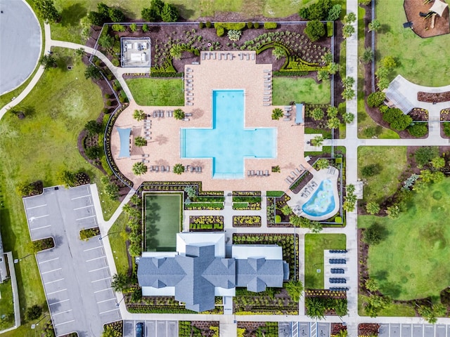 2936 Wild Mulberry Dr, Clermont, FL 34711 - aerial view of a pool area