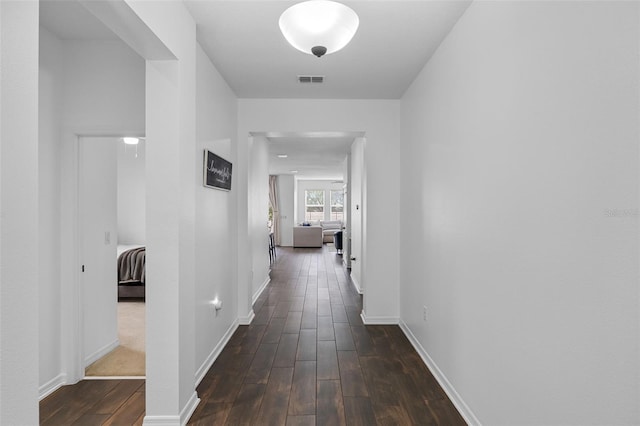17242 Hickory Wind Dr, Clermont, FL 34711 - hall with wood finished floors and baseboards