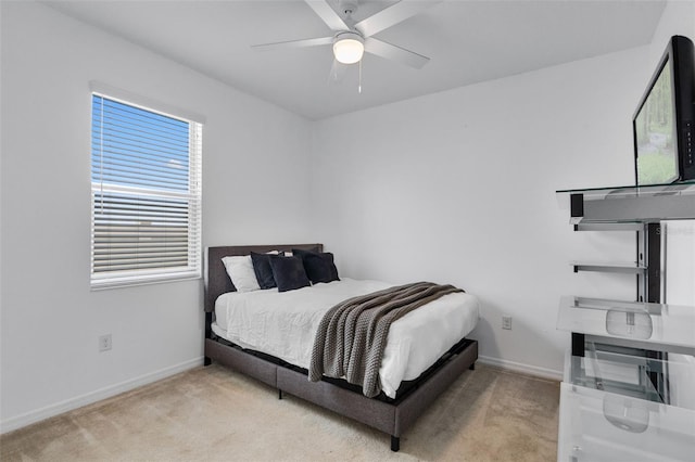 17242 Hickory Wind Dr, Clermont, FL 34711 - bedroom with carpet floors and ceiling fan
