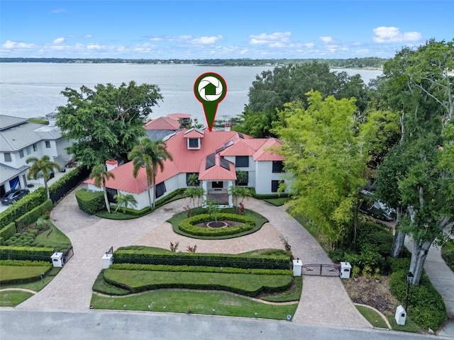 10545 Down Lakeview Cir, Windermere, FL 34786 - view from above of property featuring a large body of water