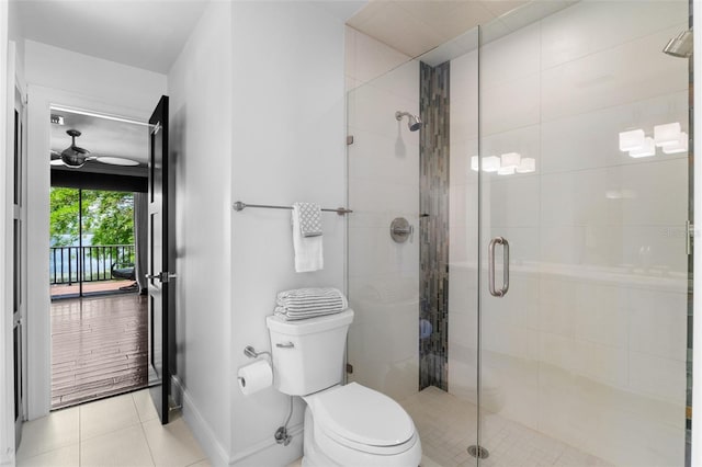10545 Down Lakeview Cir, Windermere, FL 34786 - full bath with a stall shower and tile patterned floors