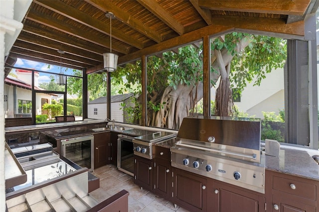10545 Down Lakeview Cir, Windermere, FL 34786 - view of patio with area for grilling and beverage cooler