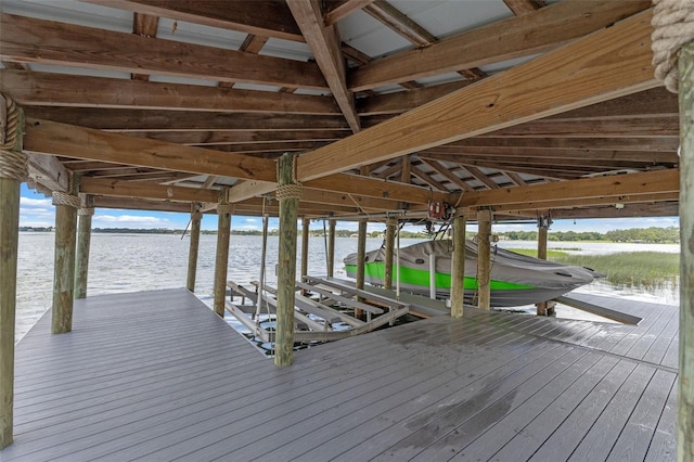 10545 Down Lakeview Cir, Windermere, FL 34786 - dock featuring boat lift and a water view