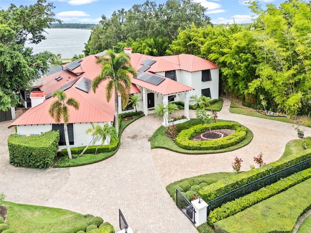 10545 Down Lakeview Cir, Windermere, FL 34786 - aerial view of property and surrounding area featuring a large body of water