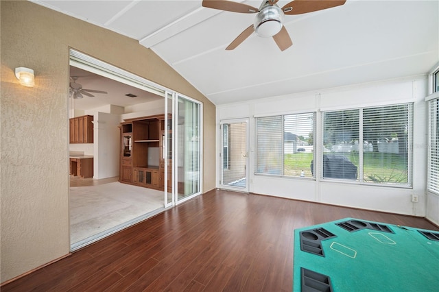 1762 Laurel Brook Loop, Casselberry, FL 32707 - unfurnished sunroom featuring vaulted ceiling