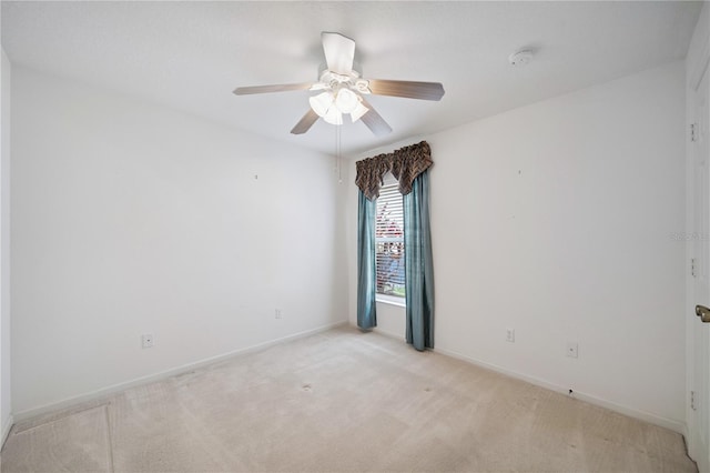 1762 Laurel Brook Loop, Casselberry, FL 32707 - unfurnished room featuring light colored carpet, ceiling fan, and a smoke detector