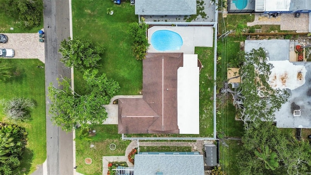 671 25th St SW, Largo, FL 33770 - drone / aerial view of a pool area