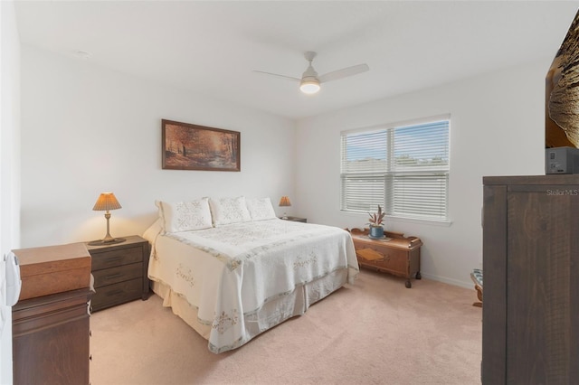 4021 Mayhill Loop, Eustis, FL 32736 - bedroom with light carpet and ceiling fan