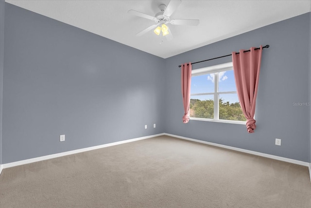 516 Brunello Dr, Davenport, FL 33897 - carpeted spare room featuring baseboards and a ceiling fan