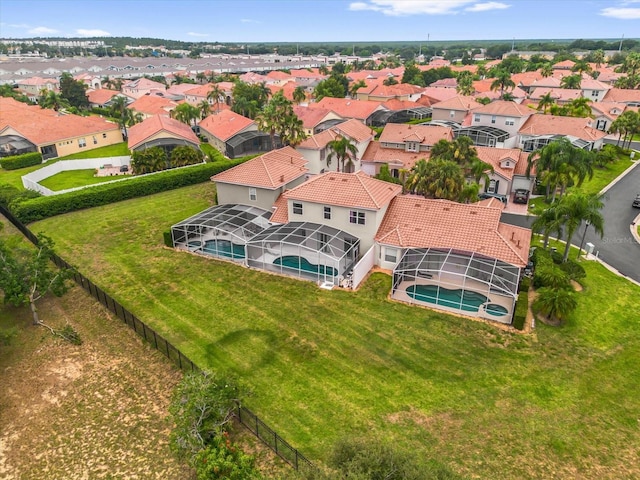 516 Brunello Dr, Davenport, FL 33897 - aerial view of residential area with a pool area