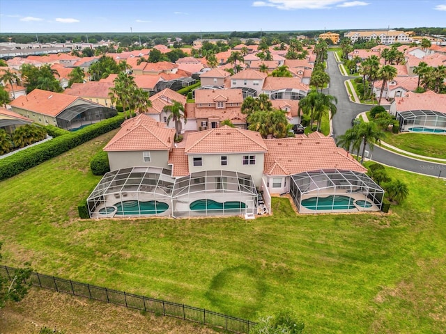 516 Brunello Dr, Davenport, FL 33897 - aerial perspective of suburban area featuring a pool area