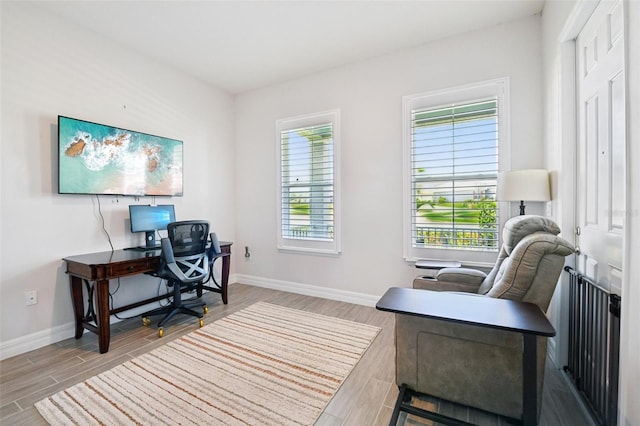 17838 Hither Hills Cir, Winter Garden, FL 34787 - office space with baseboards and wood finish floors