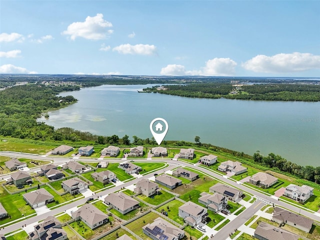 17838 Hither Hills Cir, Winter Garden, FL 34787 - aerial view of residential area with a nearby body of water