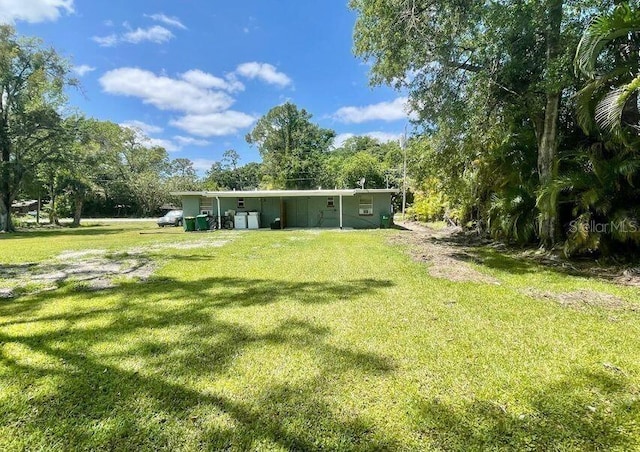 316AND318 Bay Ave, Cocoa, FL 32922 - rear view of house featuring a lawn